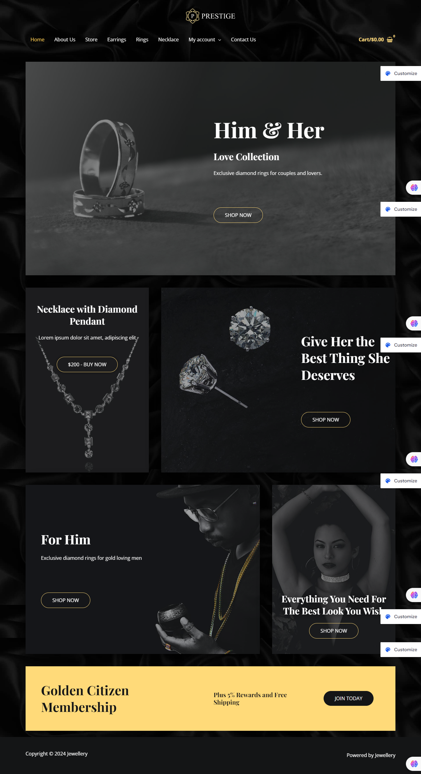 Jewellery Web Design